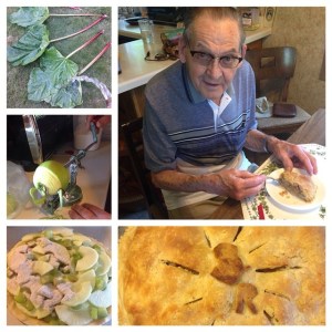 Grandpa with Pie